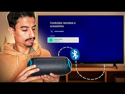 Como CONECTAR CAIXA DE SOM BLUETOOTH na SMART TV PHILIPS com GOOGLE TV!