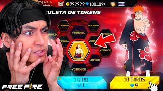 ¡TSUKUYOMI DESBLOQUEADO! ESTA es LA RULETA Más FÁCIL DE OBTENER a PAIN en FREE FIRE MAX