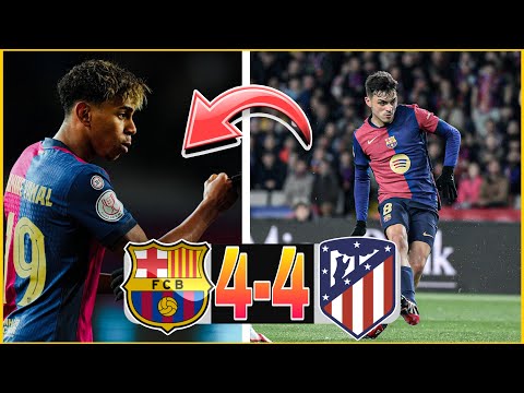 BARÇA 4-4 ATLETICO MADRID JE SUIS DÉGOUTÉ ! MASTERCLASS DE PEDRI ET LAMINE YAMAL RUINÉ PAR SORLOTH