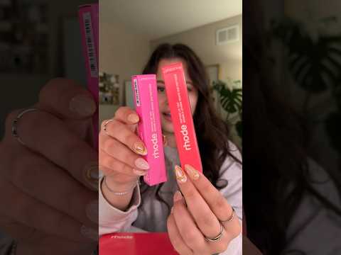 UNBOXING MY RHODE PACKAGE (finally!) (part 1)🫶🏻 #youtubeshorts #rhode #shorts