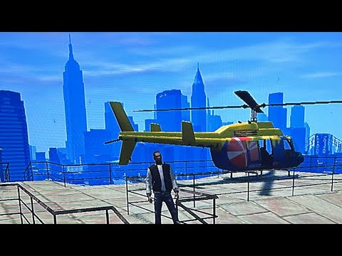 Flying around Liberty City in GTA4