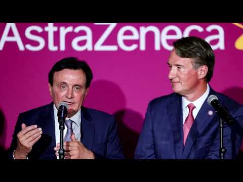 YouTube video thumbnail: Astrazeneca to Invest $50 Bln in US as Pharma Tariffs Loom