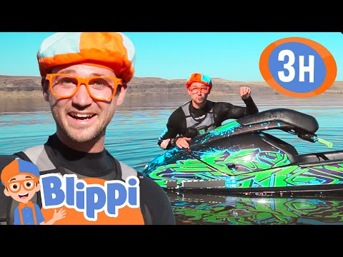 Blippi Learns To JET SKI! |  Blippi and Meekah Best Friend Adventures | Educational Videos for Kids