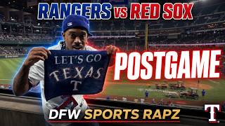 Rangers-Red Sox postseason reaction