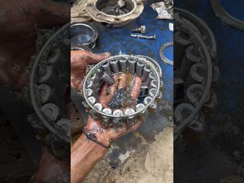 Bearing grease amazing technique #automobile #bearinggreasing #shorts #trending