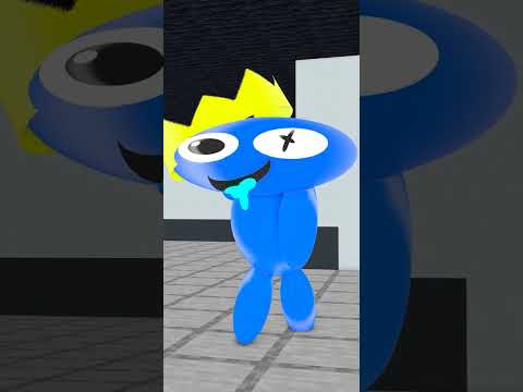ON 1000 PING - Herobrine vs Barry and Rainbow friends #shorts