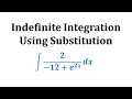 Understanding Indefinite Integrals and Substitution