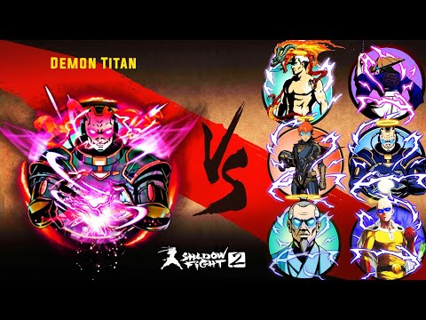 Demon Titan Vs God Teams Shadow Fight 2