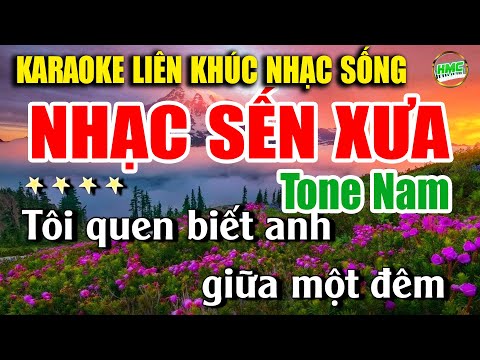 Karaoke Liên Khúc Trữ Tình Tone Nam Dễ Hát | Tuyển Chọn Nhạc Xưa Bolero – KARAOKE Toàn Bài Hay