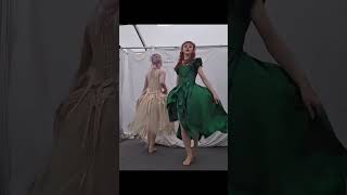 Emma Myers & Evie Templeton Backstage fun | Wednesday Season | Wednesday Fun moments | #netflix