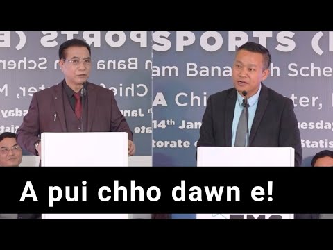 Pu Duhoma leh Pu Tetea Hmar | A pui chho dawn e! Empowering Mizoram Sports EMS Mizoram Bana kaih!