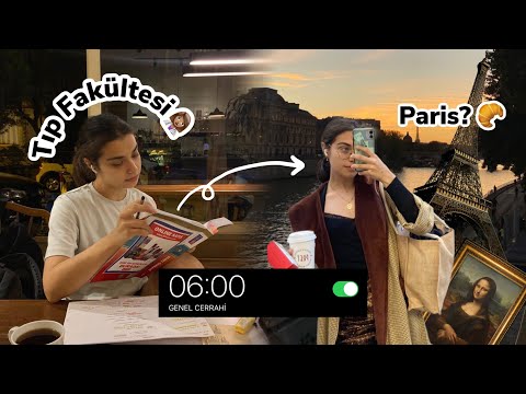 Tıp Fakültesi Terörü 3: Genel Cerrahi (Ders Çalışma Günlüğüm) + Paris VLOG