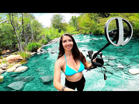 Metal Detecting a Campground Creek (Hidden Treasure)