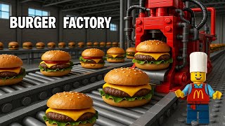 Secret Machines Inside the LEGO Burger Factory!