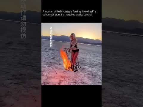 The Mesmerizing Fire Wheel Performance #shorts