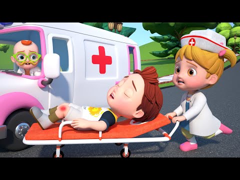 Wheels On The Ambulance | Rescue Team +More Kids Songs & Nursery Rhymes