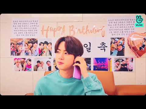 Jin Birthday Special live Video 😍 #bts #jinbirthday #btslive #jinbirthdaylive