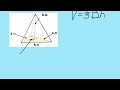 Triangular Pyramid Volume and Area Concepts