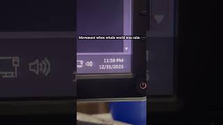 when whole world was calm at the moment