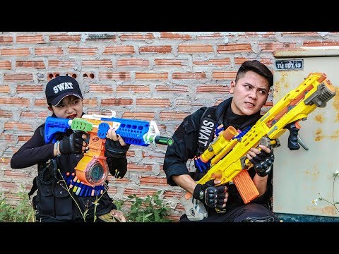 Nerf Guns War : S.W.A.T Men Of TTNerf Team Special Attack Ninja Super Boss XX Criminal Dangerous