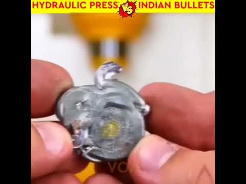 Hydraulic press vs Indin bullet யாருக்கு வெற்றி ! ||Tamil|| ||Voice of Akash|| #shorts