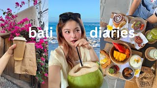 solo in bali 🌴 exploring canggu, cute cafes, pilates 🌅 dreamy sunsets + run club (i died lol)