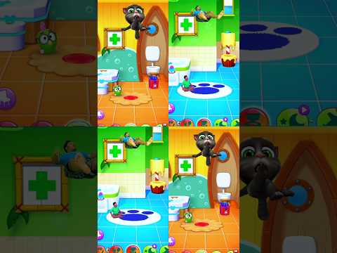 Powerful Tom My Talking Tom 2 😅 #shorts #tom #cartoon #mytalkingtom2 #cat #viral