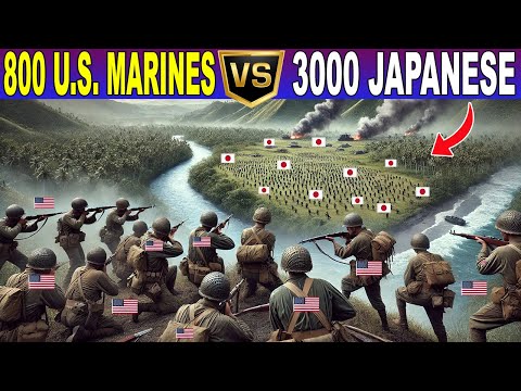 PAANO PINULBOS ng 800 U.S. MARINES and MAHIGIT 3000 HAPON noong World War 2