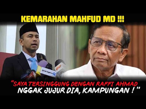 BUKAN TANPA ALASAN, INI PENYEBAB MAHFUD MD MARAH PADA RAFFI AHMAD