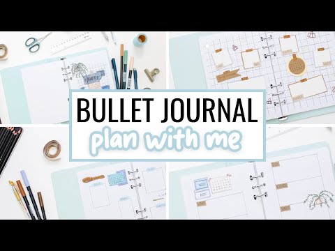 BULLET JOURNAL : Mars 2024 - PLAN WITH ME