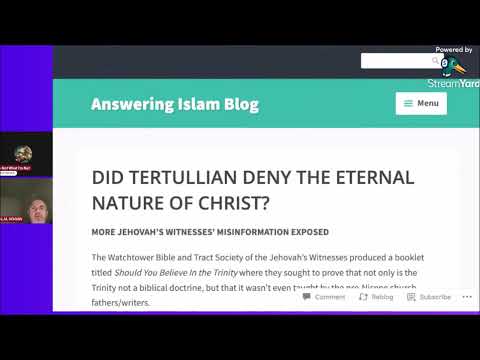 Was Tertullian A Trinitarian & Why Does Jesus Have A God In John 20:17?