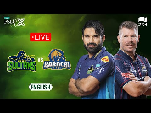 Live | Multan Sultans vs Karachi Kings | 𝐄𝐍𝐆𝐋𝐈𝐒𝐇 | Match 20 | HBL PSL X | M3O1K