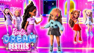 🙀 Zia's Got Two Left Skates!  | Barbie Dream Besties | Clip