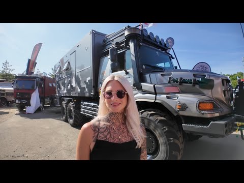 WOHNMOBIL VANLIFE für 1,6 Mio. Euro! Nicole lebt im 6x6 Mercedes Militär Zetros Teil 1 - 4wheel24