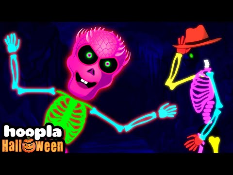 Spooky Kids Songs + Funny Skeleton Finger Family | Midnight Magic By Teehee Town