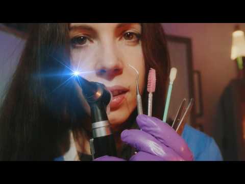 ASMR Relaxing Hearing Test & Ear Cleaning For Sleep