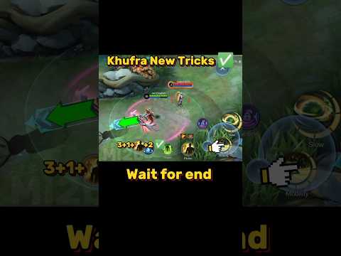 Khufra New Tricks Tutorial Mobile legends #ml2b #khufra #mlbb #shorts