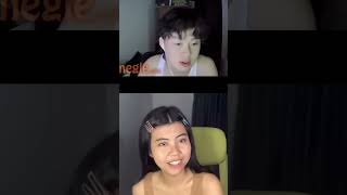 No wonder he's GLOWING haha #funny  #ometv #omegle  #omeglelaughs