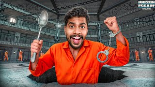 I Got Locked in a Prison With a Spoon 🥄!! Prison Escape Simulator (Part 1)
