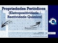 Propriedades Periódicas e Eletropositividade