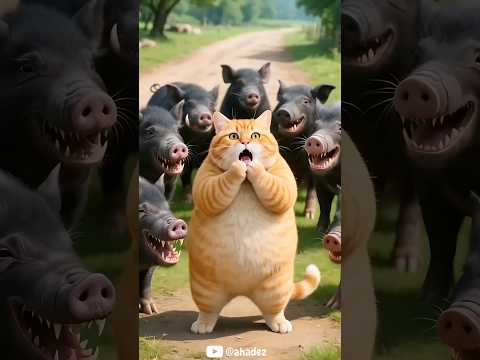 Cat rescued by his friend #shorts #shortvideo