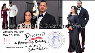 Kristy Sarah & Desmond Scott: Synastry Astrology📸 + DIVORCE?!