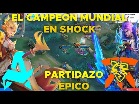 EL CAMPEON MUNDIAL EN SHOCK Y PARTIDO EPICO,ONIC PH VS AURORA GAMING 😱 | MOBILE LEGENDS ESPAÑOL