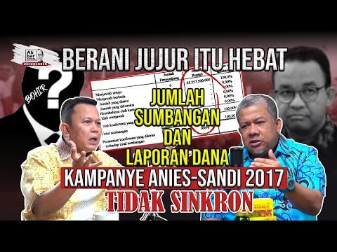 BERANI JUJUR ITU HEBAT: "JUMLAH SUMBANGAN DAN LAPORAN DANA KAMPANYE ANIES-SANDI 2017 TIDAK SINKRON"