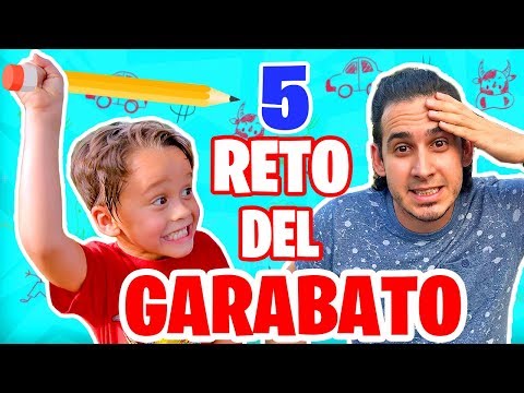 DIBUJO PARTIENDO DE UN GARABATO DE MI HIJO NIVEL DIOS | Dibujo en Digital | Reto del Garabato 5