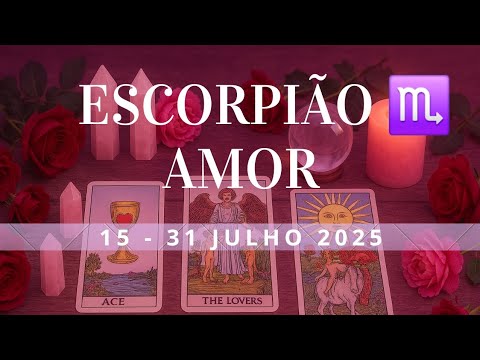 Escorpião♏️Ele te DESEJA MUITO🔥APRENDAR A RECEBER AMOR, mesmo estando EXAUSTA demais💥💘
