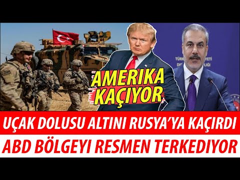 Suriye'den Rusya'ya Uçak Dolusu Para Kaçırdı! ABD Bölgeyi Terkediyor!