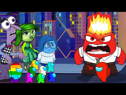 어몽어스 VS All Boss Inside Out 2 | KDC Toons AMONG US ANIMATION