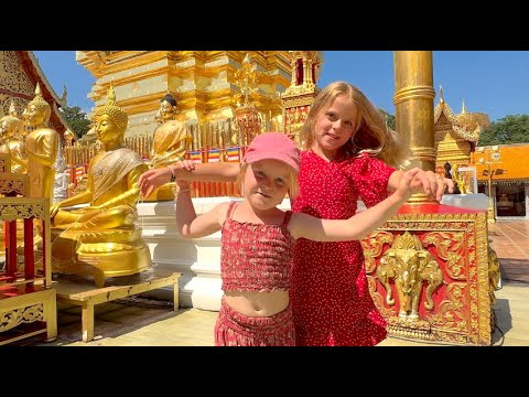 OVERAL GOUD Bij TEMPEL in CHiANG MAi THAILAND! ✨🇹🇭 | Bellinga Vlog #3264