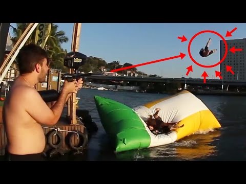 Boia Catapulta com Tiros de Paintball | Jackass Duck Hunting CTRL+C CTRL+V